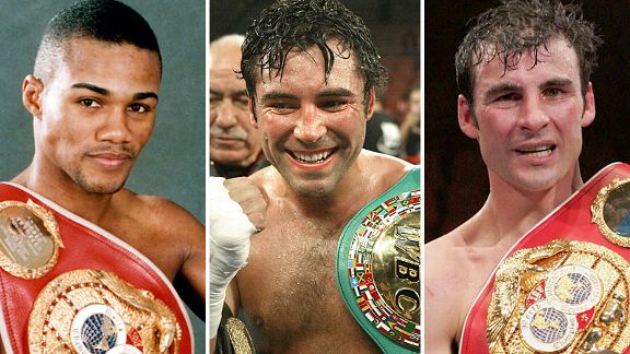 Felix Trinidad, De La Hoya and Calzaghe