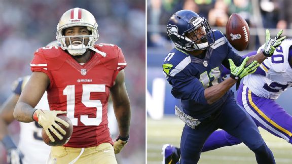 No. 1 receivers key to Seahawks-49ers