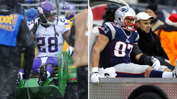 Adrian Peterson, Rob Gronkowski
