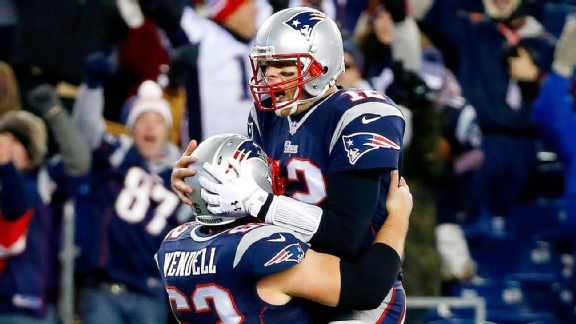 New England Patriots celebrate