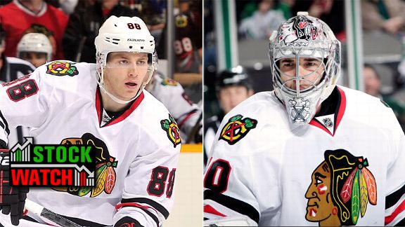 Patrick Kane, Corey Crawford