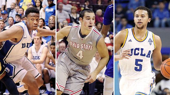 Jabari Parker, Aaron Craft and Kyle Anderson