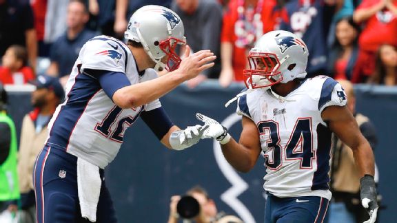 Tom Brady and Shane Vereen