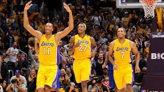 Wesley Johnson, Jordan Hill and Xavier Henry