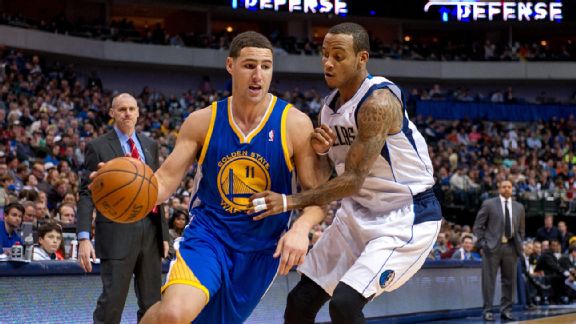 Monta Ellis and Klay Thompson