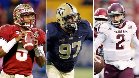 Jameis Winston, Aaron Donald, Johnny Manziel