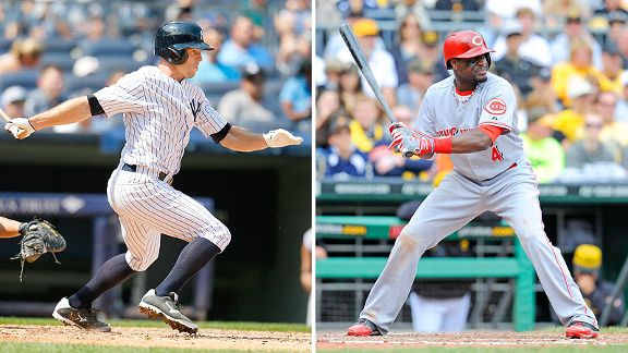 Brett Gardner and Brandon Phillips