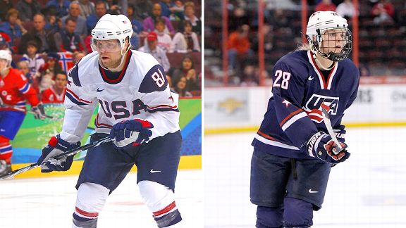 Phil Kessel and Amanda Kessel