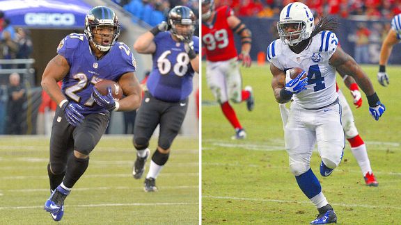 Ray Rice and Trent Richardson