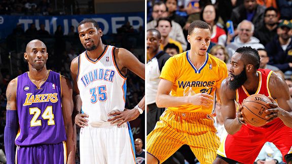 Bryant & Durant & Harden & Curry