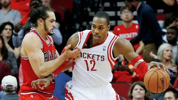 Joakim Noah and Dwight Howard