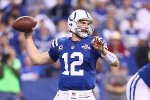 Andrew Luck #12 of the Indianapolis Colts