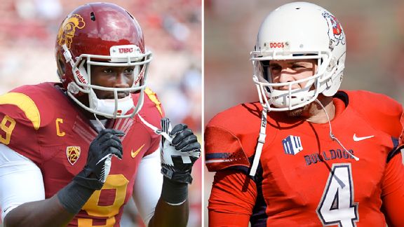 Marqise Lee and Derek Carr