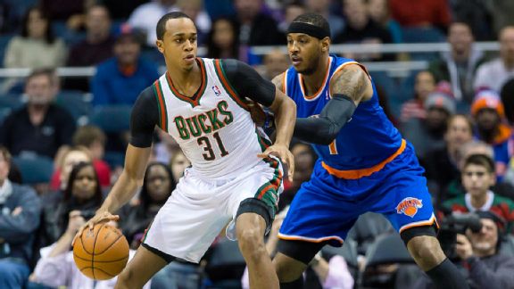 John Henson, Carmelo Anthony