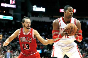 Joah Noah and Dwight Howard