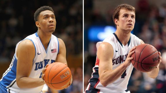 Jabari Parker and Kevin Pangos
