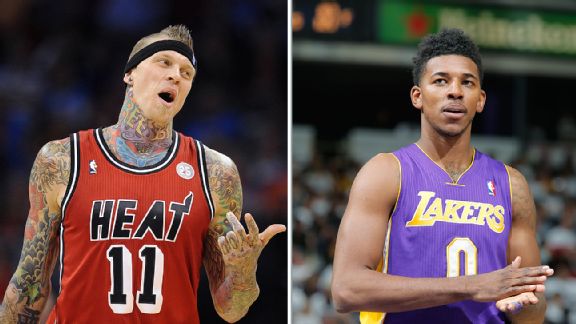 Chris Andersen and Nick Young