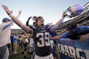 Danny Woodhead #39 of the San Diego Chargers