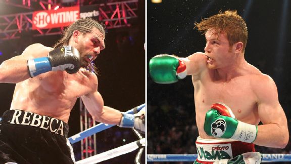 Alfredo Angulo and Canelo Alvarez