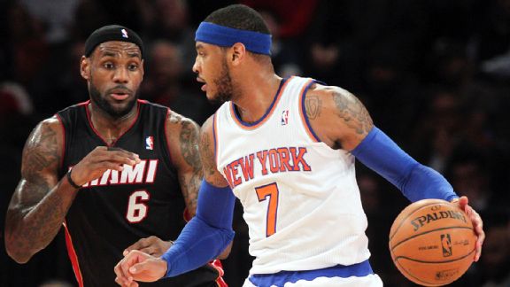 Carmelo Anthony, LeBron James