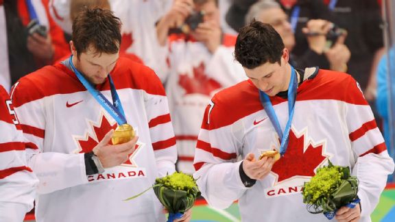 Rick Nash and Sidney Crosby