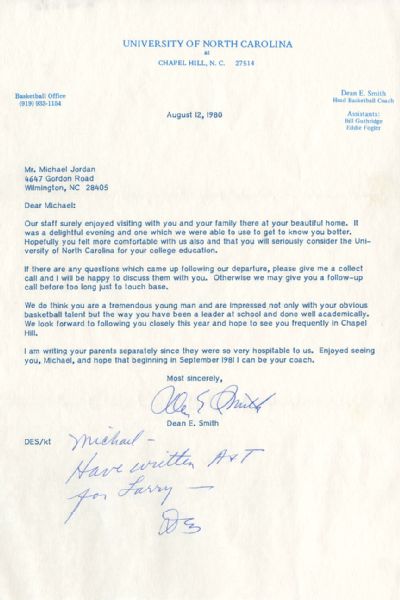 Jordan Letter