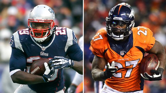 LeGarrette Blount and Knowshon Moreno