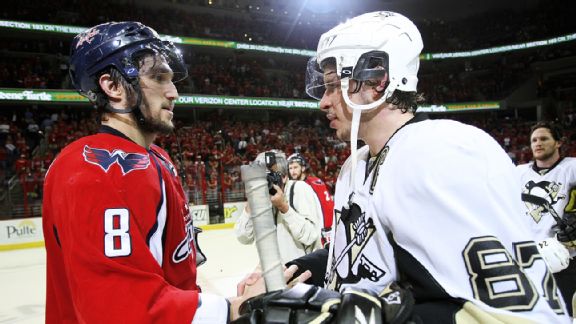 Alex Ovechkin and Sidney Crosby