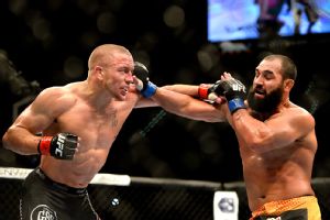 Georges St-Pierre and Johny Hendricks