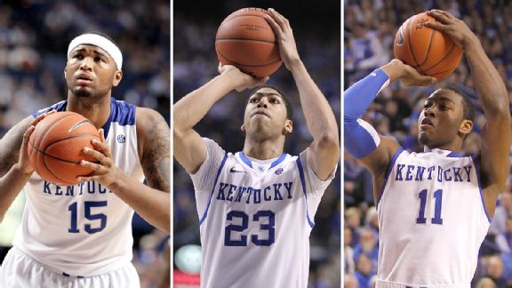 DeMarcus Cousins, Anthony Davis, John Wall