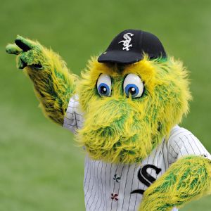 Southpaw, the Chicago White Sox mascot, has been a big hit with young fans.