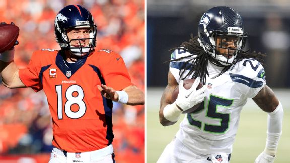 Peyton Manning and Richard Sherman