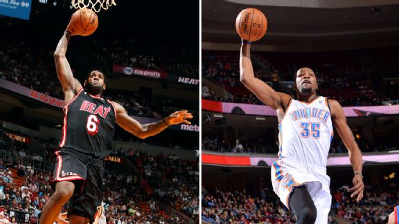LeBron James, Kevin Durant