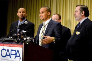 Ramogi Huma, Kain Colter, Tim Waters, Leo W. Gerard