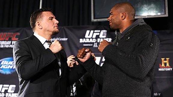 Frank Mir and Alistair Overeem