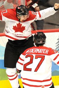 Scott Niedermayer and Sidney Crosby
