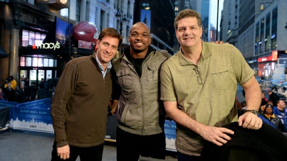 Mike Greenberg, Adrian Peterson, Mike Golic