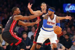 Carmelo Anthony, Chris Bosh, Shane Battier