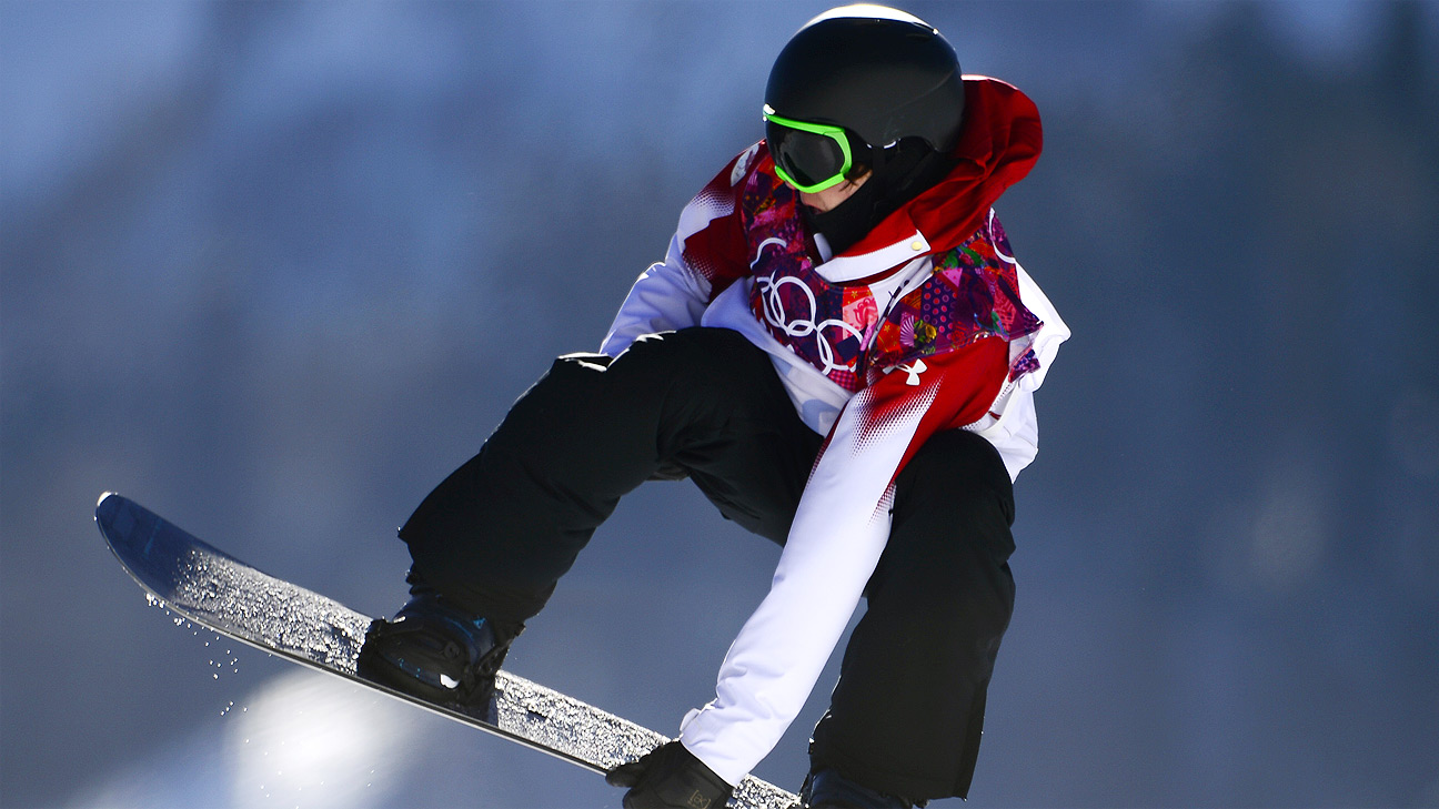 2014 Sochi Olympics Max Parrot leads men's snowboard slopestyle