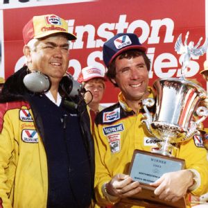 Junior Johnson and Darrell Waltrip