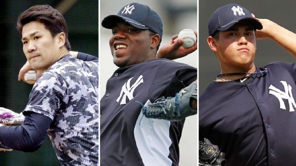 Masahiro Tanaka, Michael Pineda, and Manny Banuelos