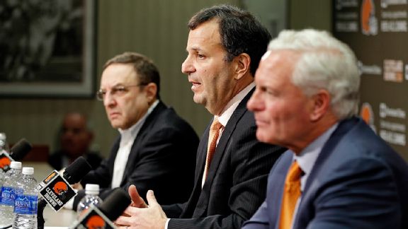 Jimmy Haslam, Joe Banner and Mike Lombardi