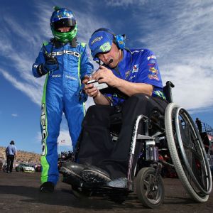 Casey Mears and Robert 'Bootie' Barker