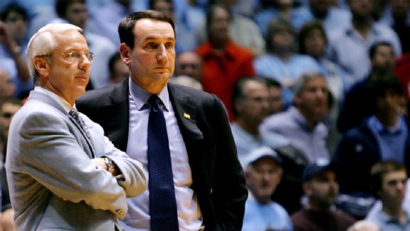 Roy Williams, Mike Krzyzewski