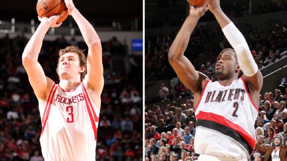 Omer Asik and Wesley Matthews