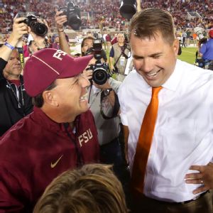Jimbo Fisher and Al Golden