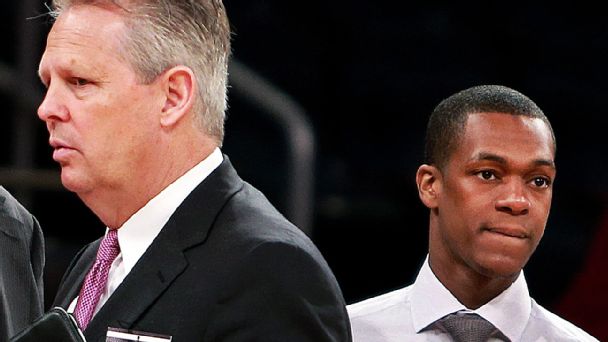 Danny Ainge and Rajon Rondo
