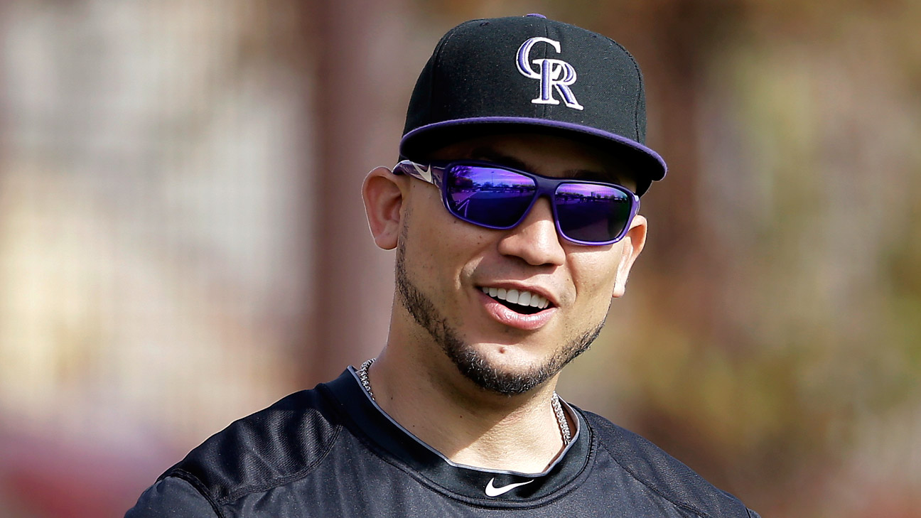 The Rockies always have one of the best offenses in the league because they play half of their games at home where the ball flies out of the stadium, ... - mlb_a_carlos-gonzalez_mb_1296x729