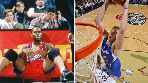 Michael Olowokandi and Blake Griffin