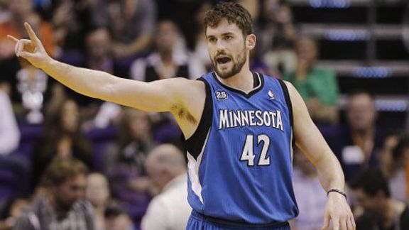 Minnesota Timberwolves forward Kevin Love